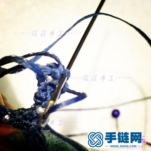 瑪瑙平安扣項鏈的制作方法