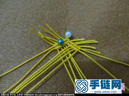 中國結編織花嫁耳墜方法圖解
