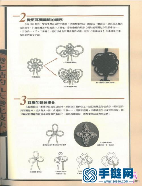各種中國結的編法圖解步驟