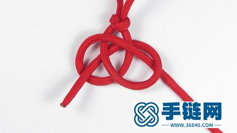 紅色繩結(jié)掛飾編法教程