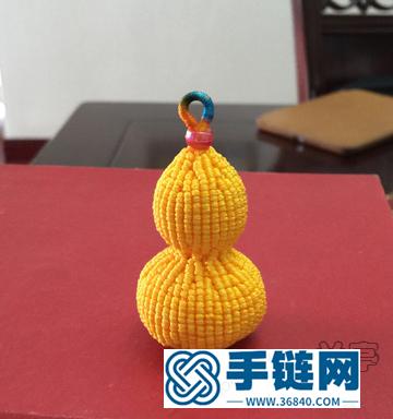 一步步教你繩編中葫蘆的方法圖片（蘭亭作品）
