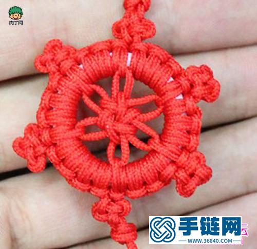 中國結法輪結的編法圖解