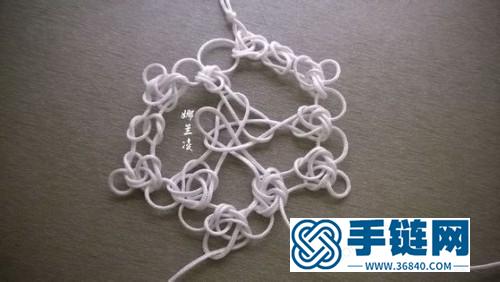 中國結掛飾之桃花掛飾編法