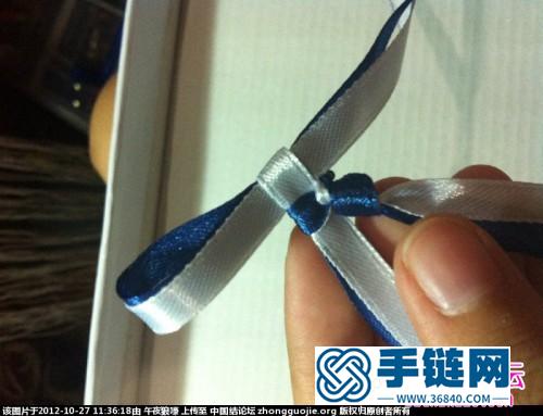 俄羅斯風情絲帶手鏈的編法