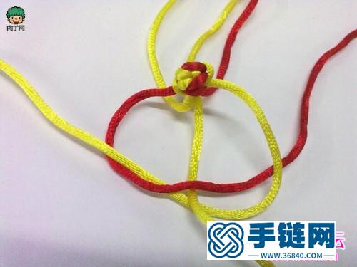 心心相印中國結編法，2個心形中國結的編法圖解