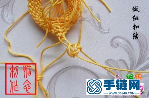 繩結(jié)心型掛飾的制作方法圖片