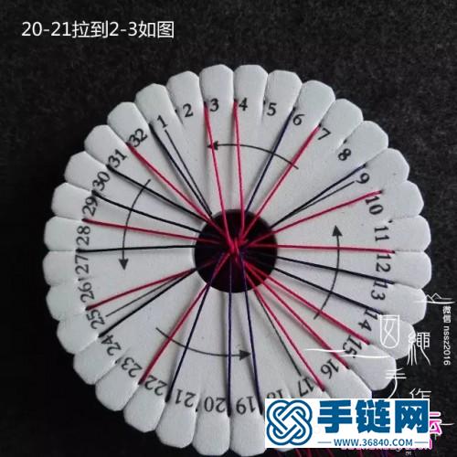 盤編手鐲的方法圖解