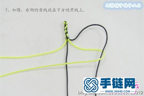 玉米結手鏈編法圖解
