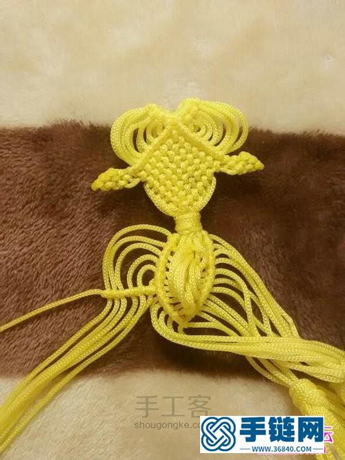 中國結(jié)小掛飾編法圖解