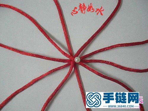 中國結(jié)紅色小葫蘆的編法教程步驟