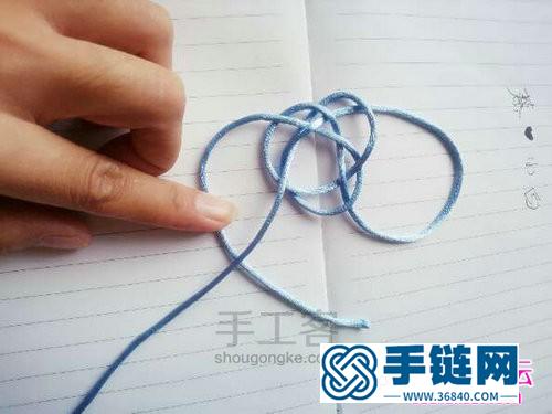 單線紐扣結編法圖解