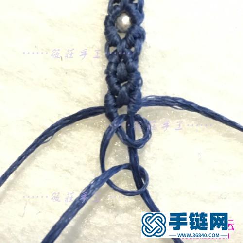 瑪瑙平安扣項鏈的制作方法