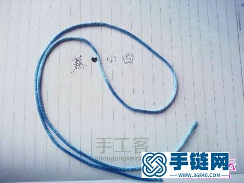 單線紐扣結編法圖解