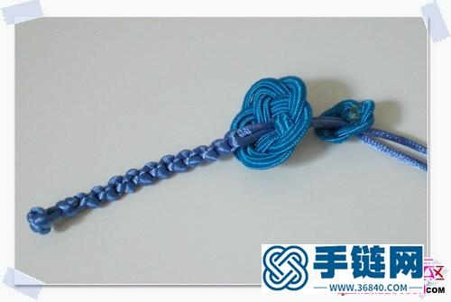繩編玫瑰花手鏈教程步驟