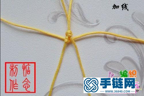 繩結(jié)心型掛飾的制作方法圖片