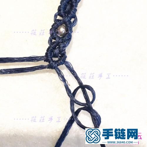 瑪瑙平安扣項鏈的制作方法
