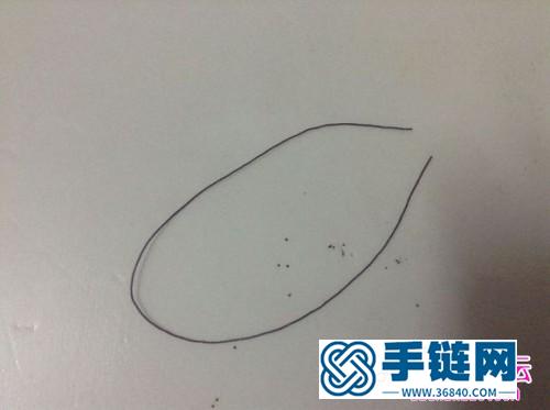中國結編織繞線平安扣吊墜手繩教程