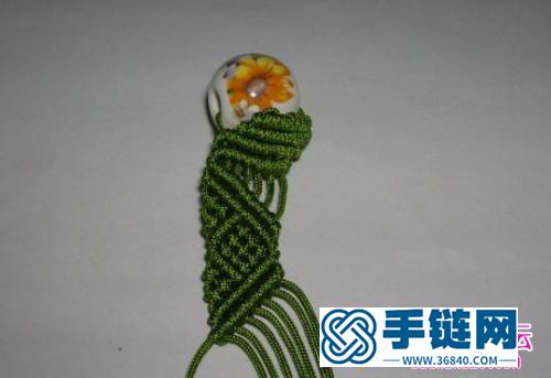 漂亮的斜卷結手鏈編法