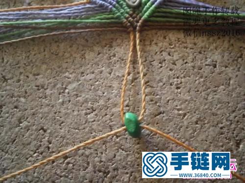 中國結編織貓頭鷹項鏈吊墜圖解