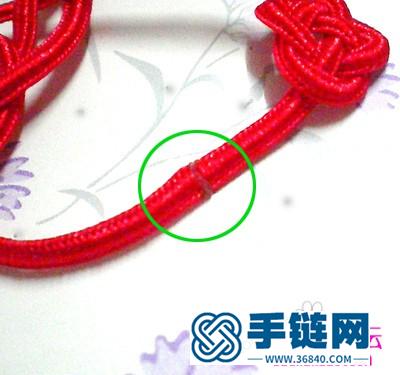 中國結(jié)編結(jié)制作的五福胸花教程步驟
