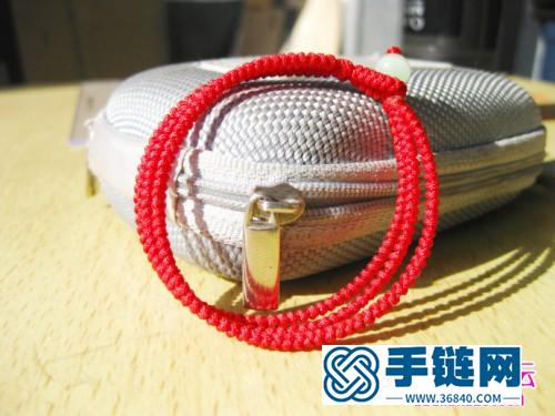 密宗金剛結情定三生奢華版紅繩手鏈制作過程
