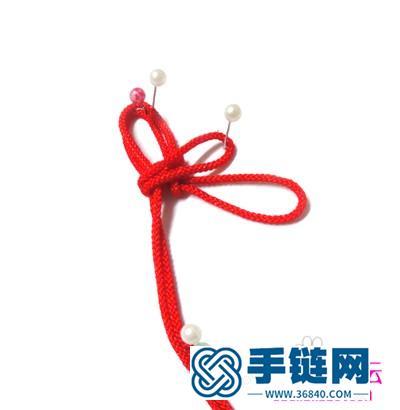 中國結編結制作的可愛吉祥發卡教程