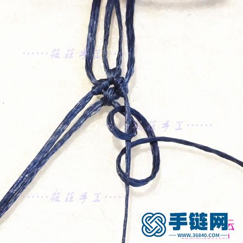 瑪瑙平安扣項鏈的制作方法