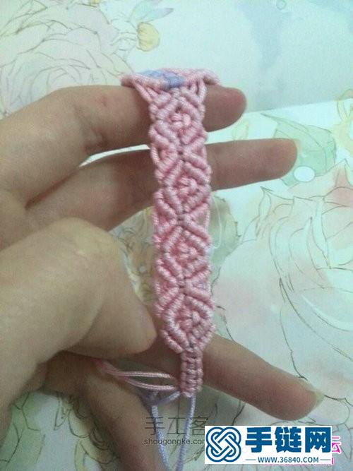桃心式中國結手鏈制作