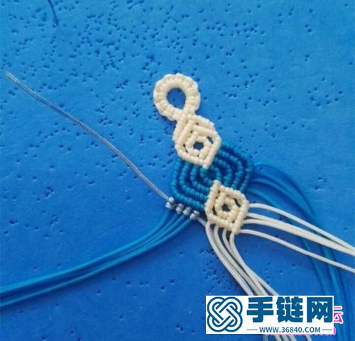 多色編織手繩教程