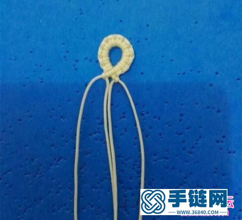 多色編織手繩教程