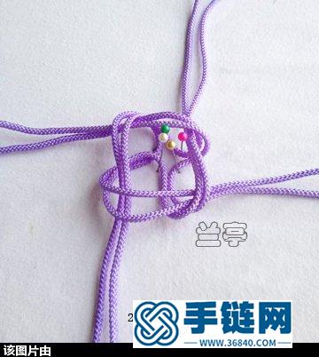 蘭亭一步步教你編吉祥結(jié)胸針