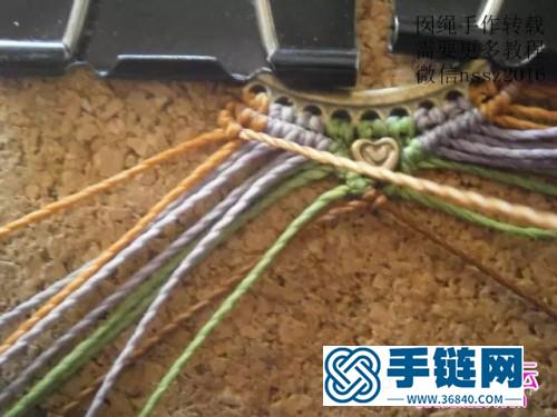 中國結編織貓頭鷹項鏈吊墜圖解