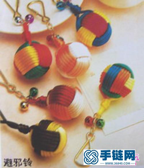 繩編辟邪幸運鈴的方法