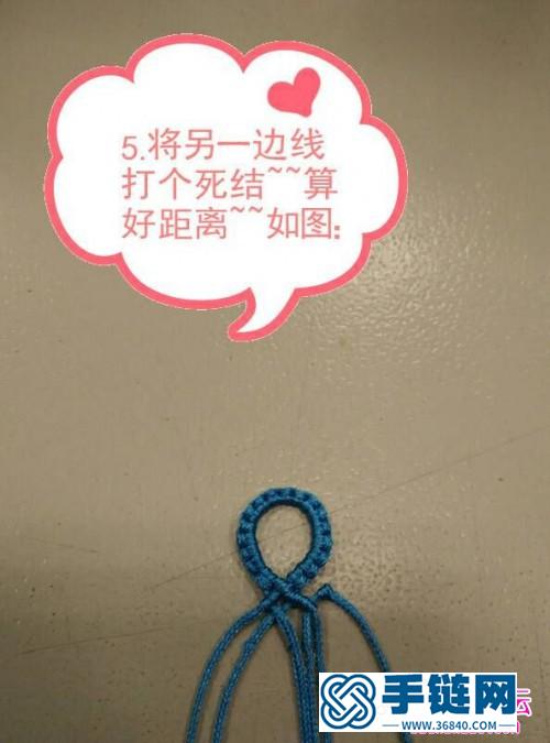 中國結(jié)仕女髻掛飾的編法步驟圖