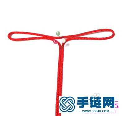 中國結編結制作的可愛吉祥發卡教程