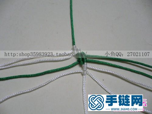 中國結海星手機墜的編法教程，也可以做鑰匙墜