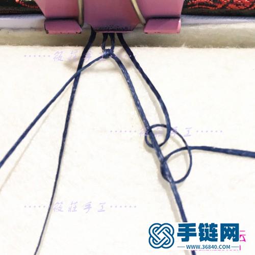 瑪瑙平安扣項鏈的制作方法