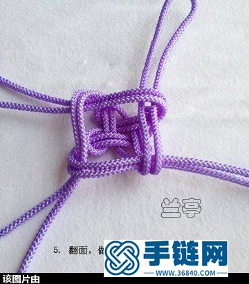 蘭亭一步步教你編吉祥結(jié)胸針