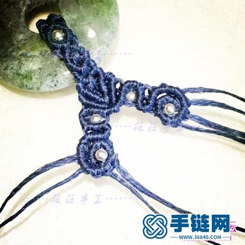 瑪瑙平安扣項鏈的制作方法