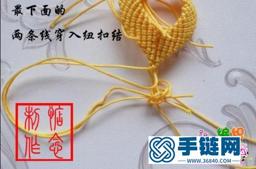 繩結(jié)心型掛飾的制作方法圖片