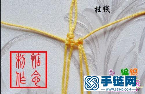 繩結(jié)心型掛飾的制作方法圖片