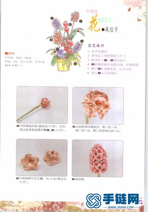 中國結花的編法書：《中國結：花藝之美》