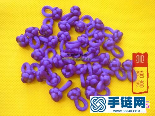 中國結(jié)葡萄掛飾的編法教程