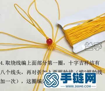 一步步教你繩編小葫蘆掛飾教程（蘭亭作品）