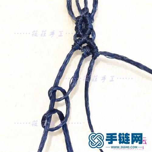 瑪瑙平安扣項鏈的制作方法