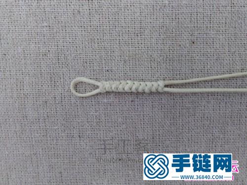 中國結(jié)漂亮的串珠手鏈教程