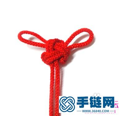 中國結編結制作的可愛吉祥發卡教程