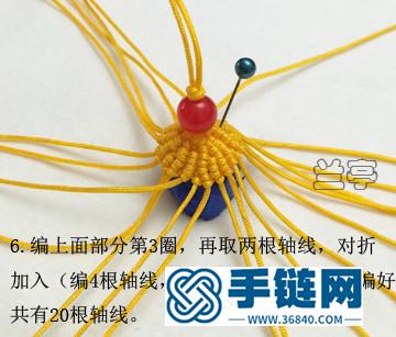 一步步教你繩編小葫蘆掛飾教程（蘭亭作品）