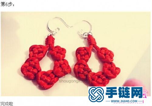 如何編織中國結(jié)耳環(huán)