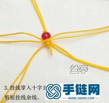 一步步教你繩編小葫蘆掛飾教程（蘭亭作品）